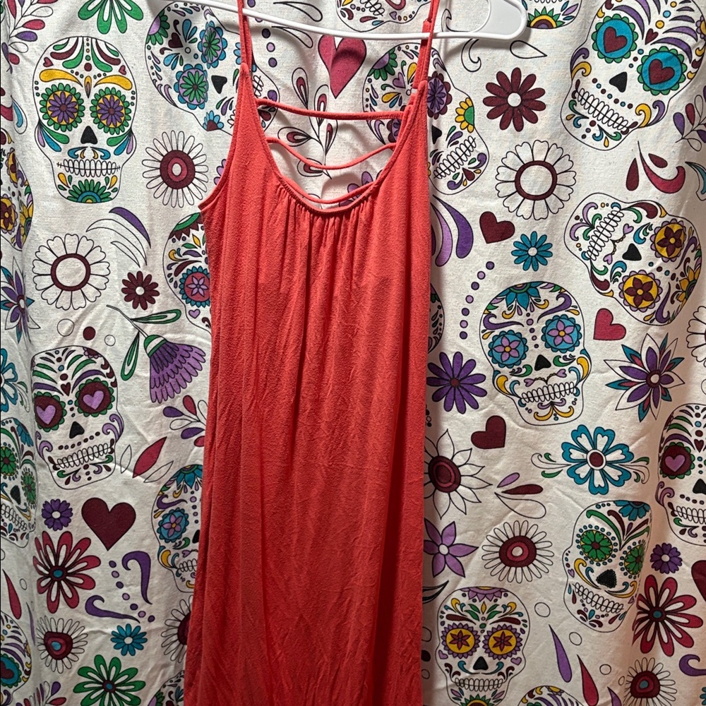 Orange/pink Strappy Dress